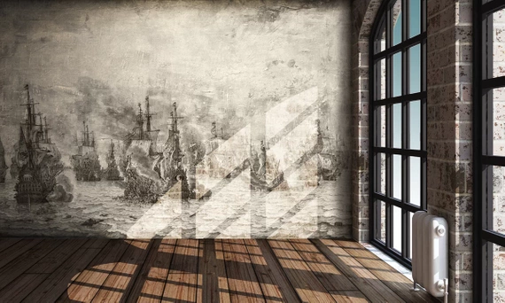 Tapeta Artystyczna Morska bitwa