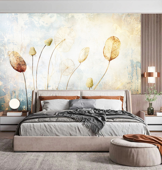 Fototapeta Piękne kwiaty w stylu retro 32