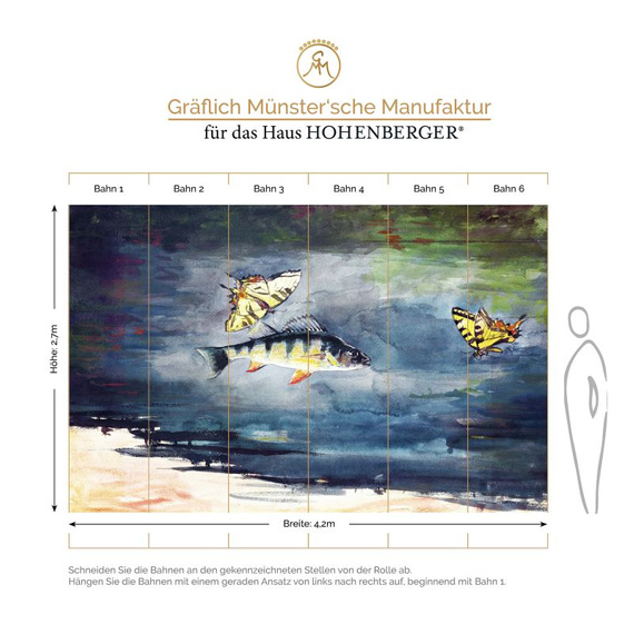 Tapeta Fototapeta  27008 Fishermen mural butterfly-fish