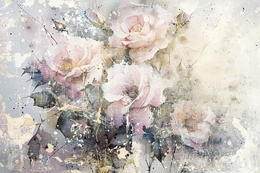 Fototapeta Piękne kwiaty w stylu retro 41