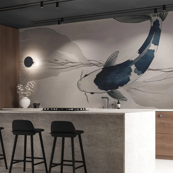 Tapeta artystyczna Wallart Koi 