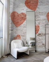Tapeta Mural ML2301 Brick Heart