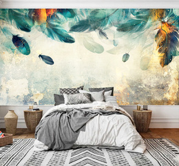 Fototapeta Lekkie piora z teksturą 20