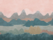 Tapeta Mural ML6801 Mountains Scene