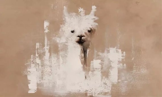 Fototapeta Lama