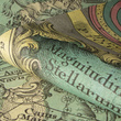 Tapeta Fototapeta  18033 Wallpaper mural with vintage star map 
