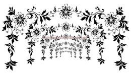 Naklejka na ścianę KWIATOWA PERGOLA SPNB159TS