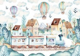 Fototapeta 13673 Ciuchcia i balony