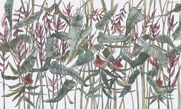 Fototapeta artystyczna Kenzo kwiaty liscie