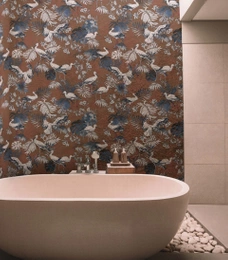 Tapeta Artystyczna Storks Red