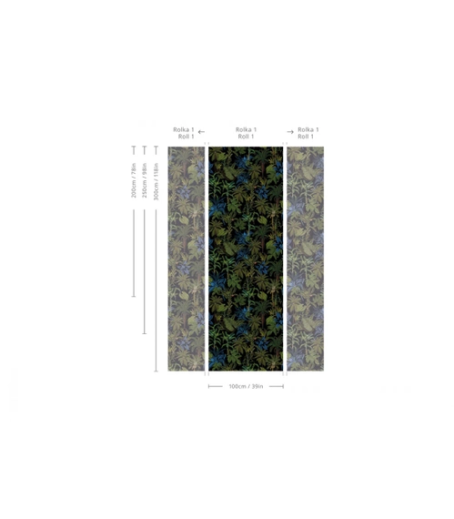 Tapeta Artystyczna Thick forest