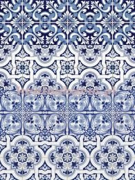 Naklejki na ścianę KAFELKI NIEBIESKIE  SPN221WS