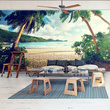Fototapeta RE100004 PALMY, PLAŻA