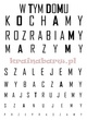 Naklejki na ścianę W TYM DOMU KOCHAMY SPN69