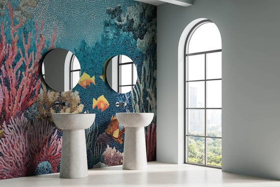 Tapeta artystyczna Wallart Oceania rafa koralowa