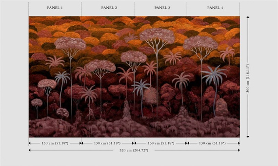 Mural Arte Ciel Tropical 97651
