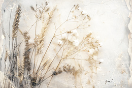 Fototapeta Piękne kwiaty w stylu retro 44