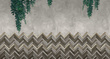 Fototapeta Fishbone bricks 