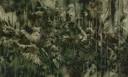 Tapeta artystyczna Wallart Kongo tropikalne rośliny