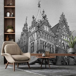 Fototapeta artystyczna Town Hall  B&W  Wrocław 