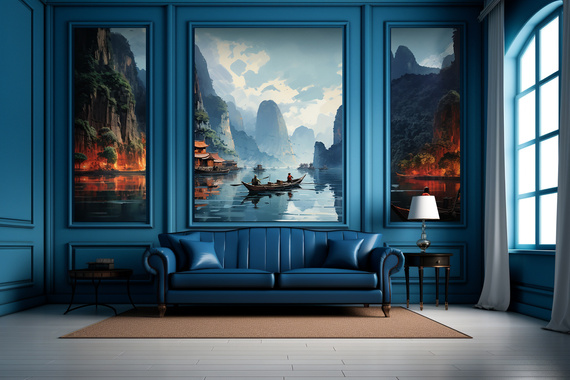 Tapeta Artystyczna Montagne et Ciel Ha Long MH104