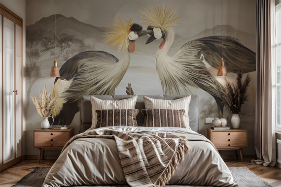 Fototapeta Zakochane Żurawie