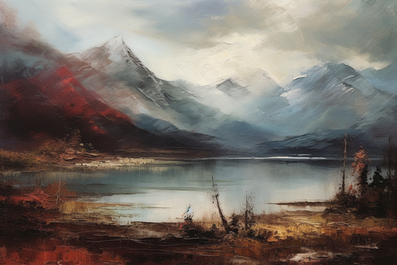 Tapeta Artystyczna Montagne et Ciel Paysage MP101