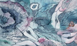 Oryginalny mural Kolorowa Abstrakcja Jam