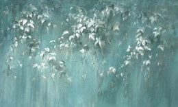 Fototapeta Liście listki Blue Batik 2