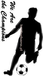 Naklejka na ścianę PIŁKARZ SPNB206TS