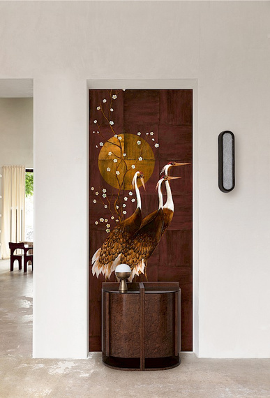 Mural Masureel Tsuro DGTRA7041- 7043 żurawie