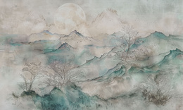 Tapeta artystyczna Wallart Sapporo góry