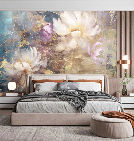 Fototapeta Piękne kwiaty w stylu retro 33