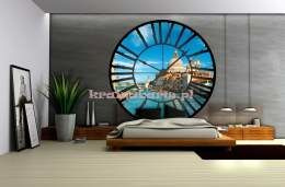 Fototapeta na flizelinie 615VEZ1 Widok przez zegar na Wenecję