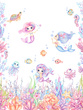 Tapeta Mural CW6059-1 Little Mermaids