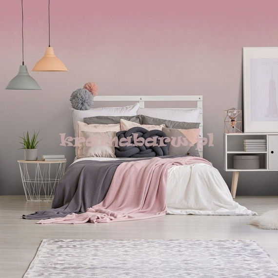 Ombre pink&grey