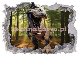 Naklejki na ścianę DINOZAUR W ZIELONYM LESIE SPN573WD
