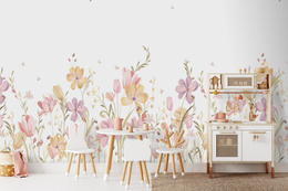 Tapeta Mural CW6129-1 Bee Flowers