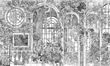 Fototapeta artystyczna Sevilla miasto grafika