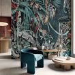 Oryginalny mural Liście kwiaty Tropic