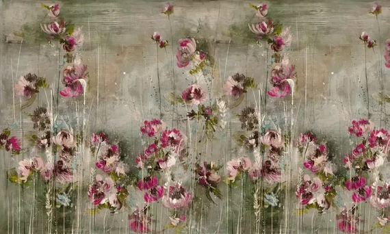 Fototapeta artystyczna Malva kwiaty