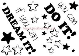 Naklejki na ścianę YOU CAN DO IT SPN199TD