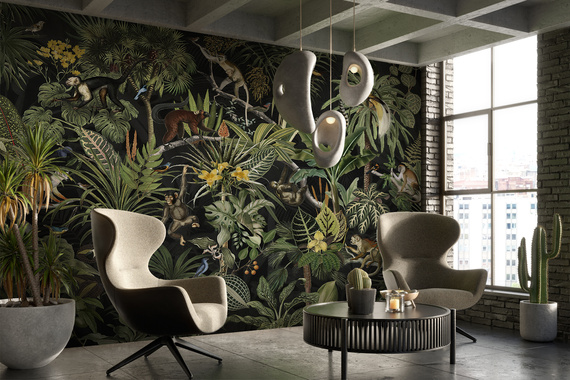 Fototapeta Ciemna Botanika