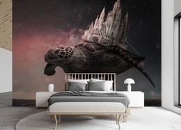 Fototapeta Z domem na plecach - Zehem Chong