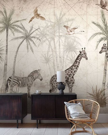 Tapeta Mural ML1501 Graphic Animal Jungle