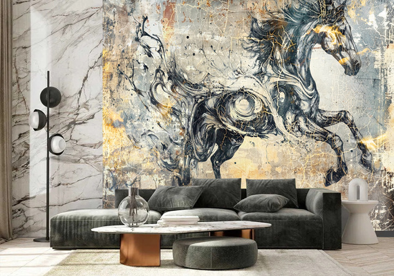 Fototapeta Koń w stylu vintage 53