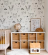 Tapeta Teddy Bears White