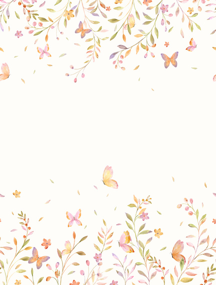 Tapeta Mural CW6126-1 Butterfly Garden