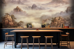 Tapeta Artystyczna Montagne et Ciel Huang Shan MH104