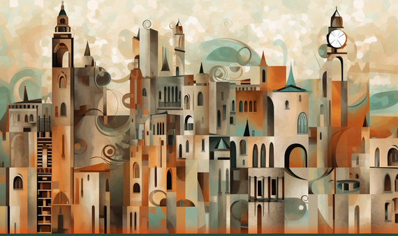 Tapeta Artystyczna Constructeur Casablanca CC103